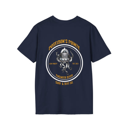 Engineer Diver - Skullupus in Kirby Morgan Dive Helmet Unisex Softstyle T-Shirt