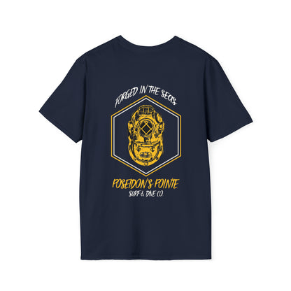 Forged in the Seas MAK V Dive Helmet Unisex Softstyle T-Shirt