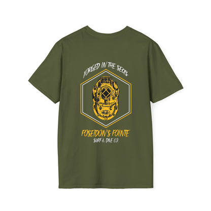 Forged in the Seas MAK V Dive Helmet Unisex Softstyle T-Shirt