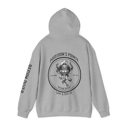 Recon Diver - Skullupus in Kirby Morgan Helmet - Unisex Heavy Blend™ Hooded Sweatshirt