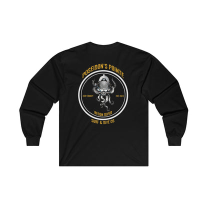 Recon Diver - Skullupus in Kirby Morgan Helmet - Ultra Cotton Long Sleeve Tee