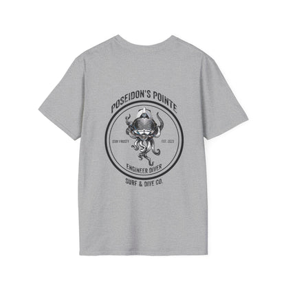 Engineer Diver - Skullupus in Kirby Morgan Dive Helmet Unisex Softstyle T-Shirt