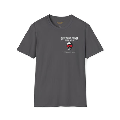 Better Below the Surface w/ Diver Down Flag Unisex Softstyle T-Shirt