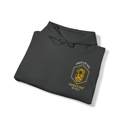Deep Sea Diver - Forged in the Seas MAK V Dive Helmet - Unisex Heavy Blend™ Hooded Sweatshirt