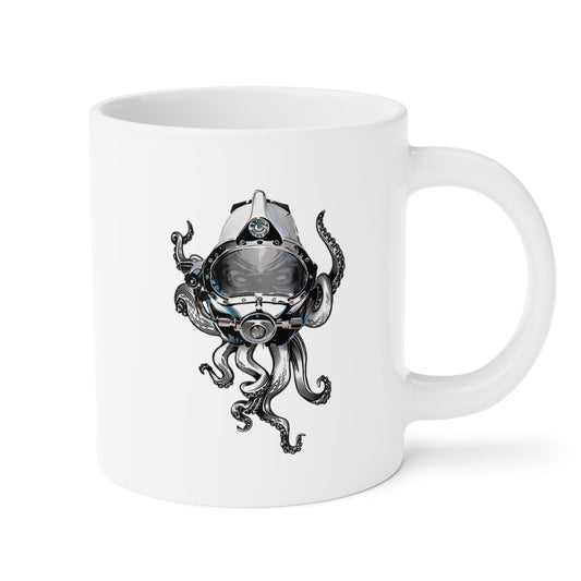 Skullupus in Kirby Morgan Dive Helmet Ceramic Mugs (11oz\15oz\20oz)