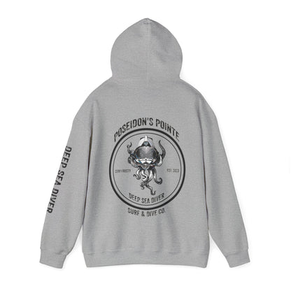 Deep Sea Diver - Skullupus in Kirby Morgan Helmet - Unisex Heavy Blend™ Hooded Sweatshirt